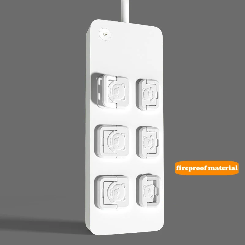 Safe and Reliable Enhanced Baby Anti-electric Shock Protection Cover for Two/Three-pin Socket Holes with Easy Installation