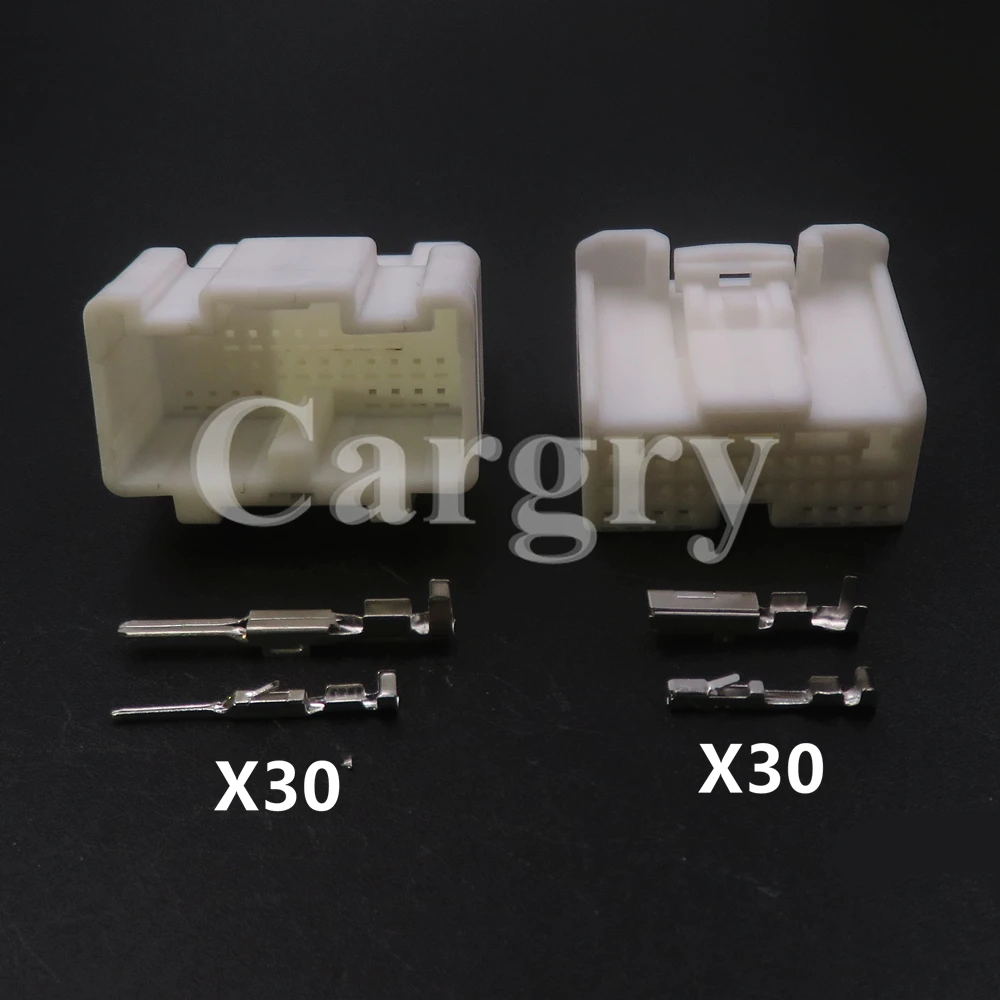 

1 Set 30P AC Assembly Car Electric Wiring Socket Automobile Unsealed Connector Auto Male Female Docking Composite Adapter