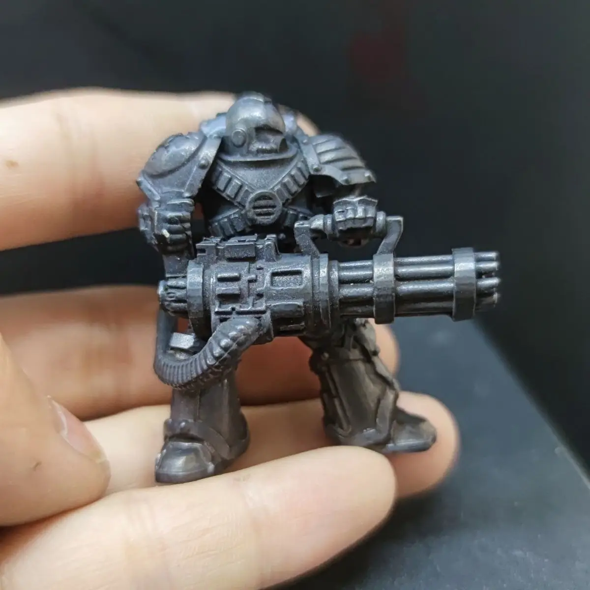 

Unpainted Heavy Metal Space Warrior，102g Solid Copper Casting Set，Model for Custom Painting，Gift for Gamer