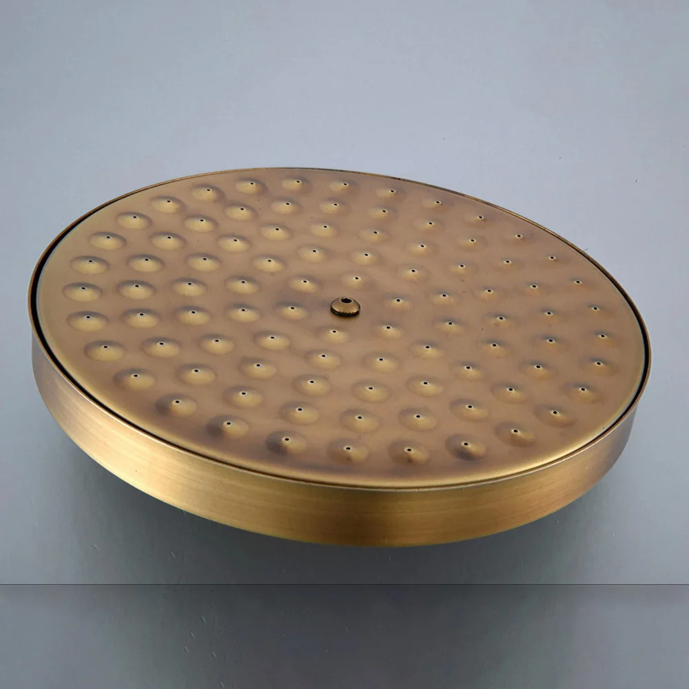 8 "cal antyczny mosiądz wanna opady deszczu deszcz łazienka głowica prysznicowa akcesoria łazienkowe (standard 1/2") msh240
