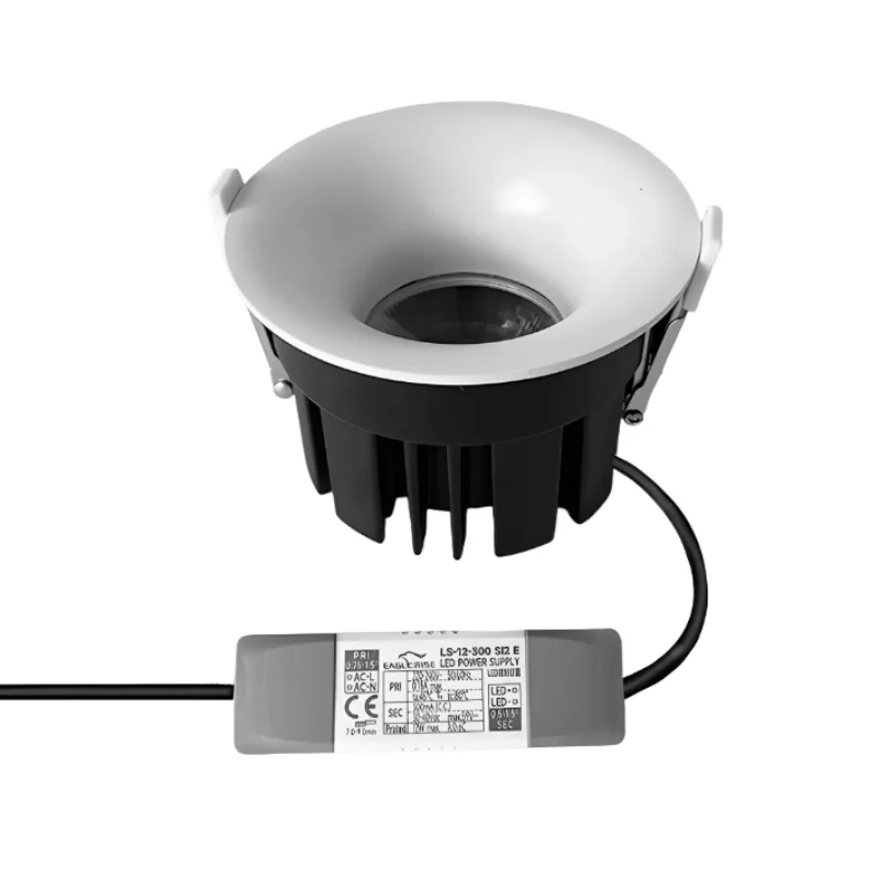 عكس الضوء المضادة للوهج راحة Led COB السقف النازل مصباح 7 واط 10 واط 15 واط 18 واط 24 واط بقعة تركيبات إضاءة إضاءة المنزل الداخلي