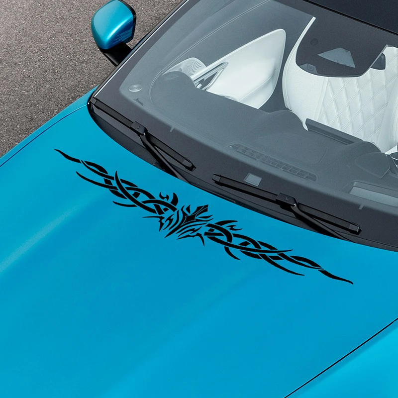 Angel Wings Totem Car Sticker Line Stitching Fashion Vinyl Exterior Decor Accessories Large Size Decals For Auto Waterproof