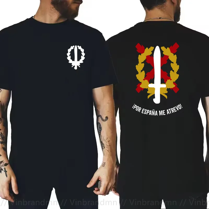 Mando de Operaciones Especiales del Ejercito de Tierra español. T-Shirt Short Sleeve Casual 100% Cotton Shirt
