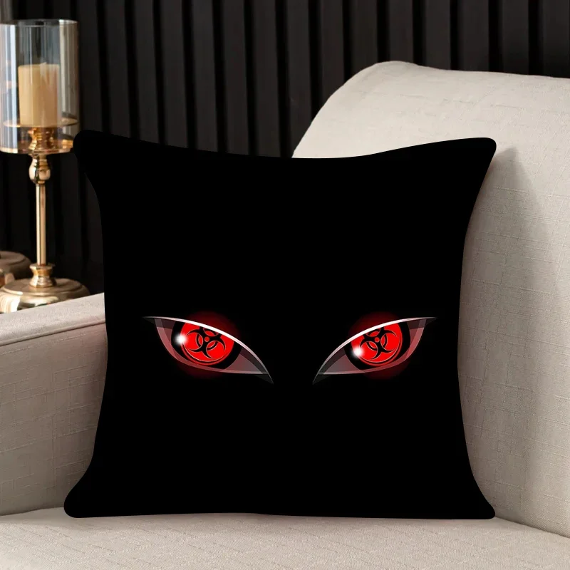 Pillow case Japanese anime eyes Sofa Cushion Cover Headrest Backrest Chair Cushion Cover 45x45 Custom Gift