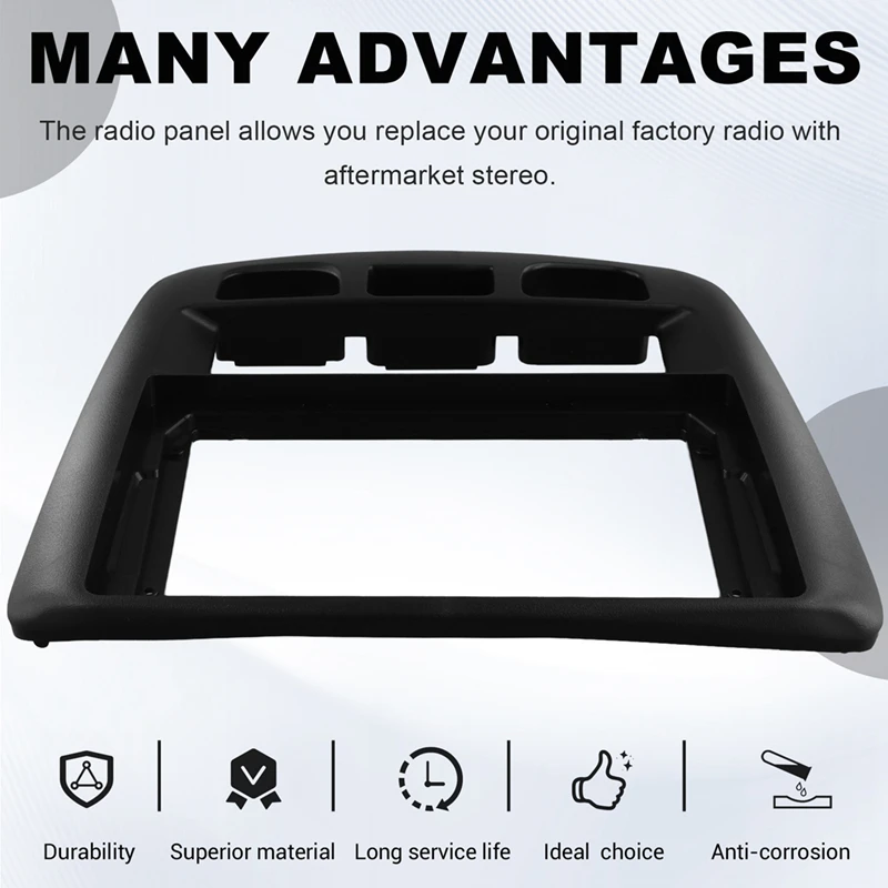 

Multi-Purpose Upgraded 9 Inch DVD Player Installation Trim Head Unit Panel Audio Frame