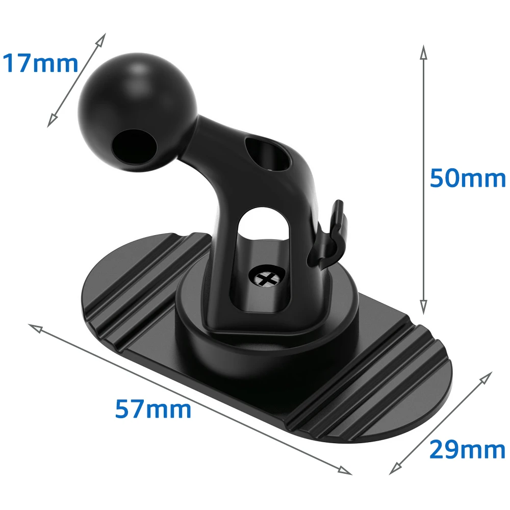 Universal Car Dashboard Phone Holder Base 17mm Ball Head Sticker Base for Car Cellphone Stand for iPhone Samsung Xiaomi Huawei