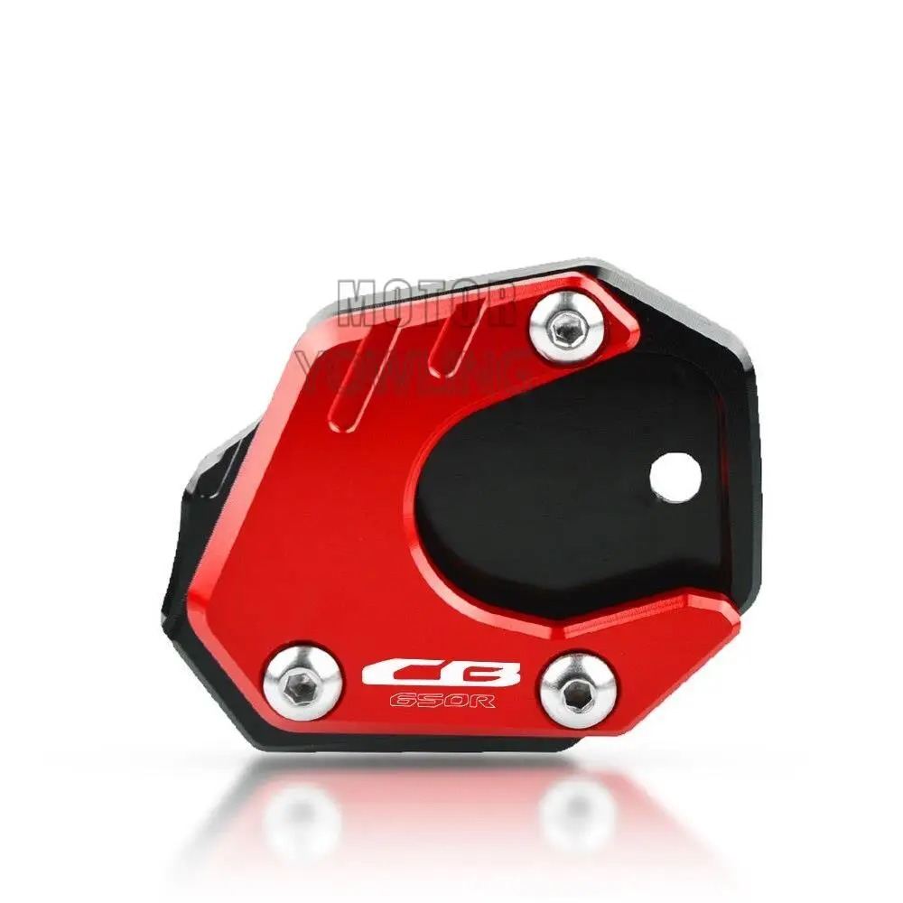 2023 2024 CB 650R Kickstand Support Pad Support Shell Foot Side Stand Pad Plate For HONDA CB 650 R CB650R 2019 2020 2021 2022