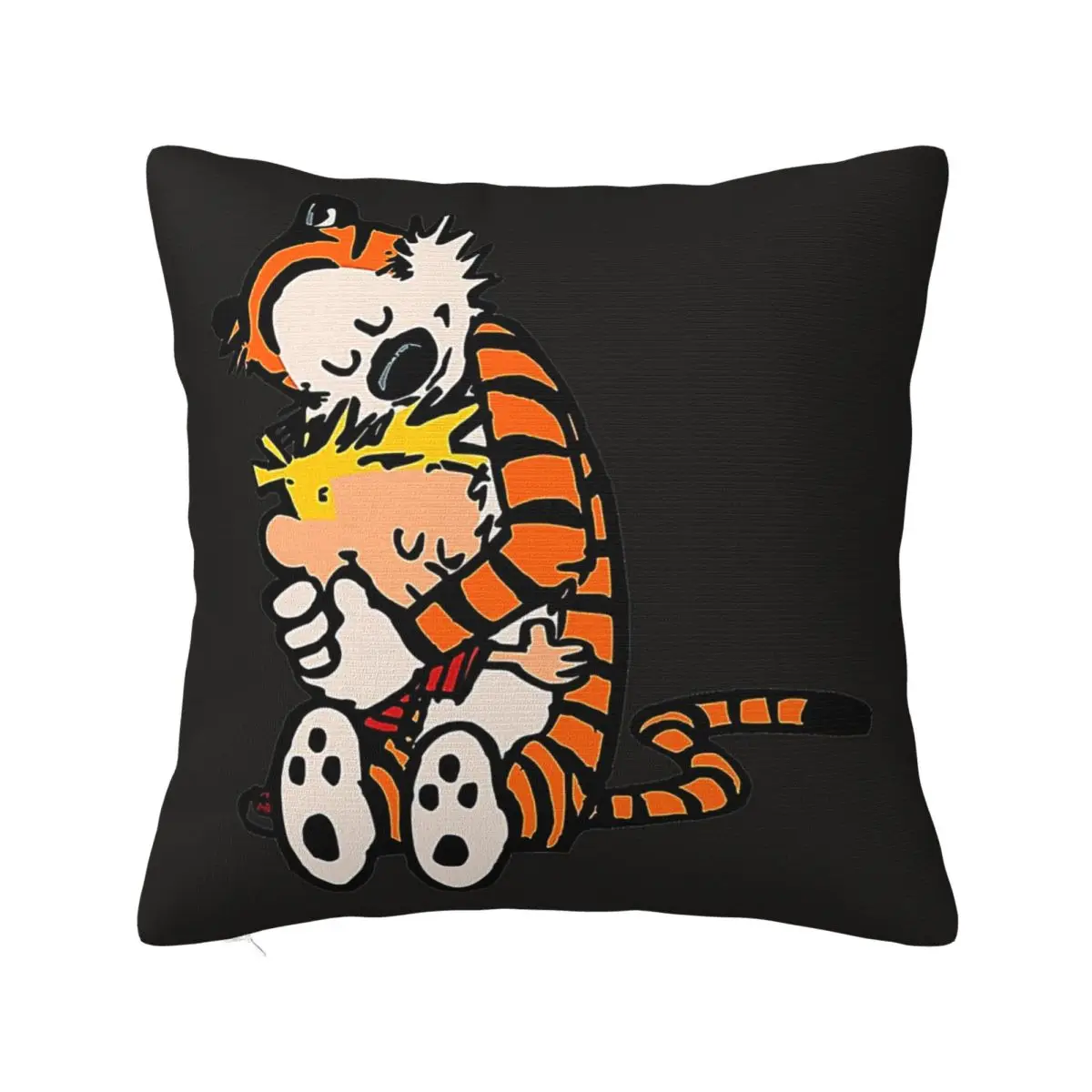 

Calvin And Hobbes Had Funy Hug Square Pillow Square Pillow White Square pillow