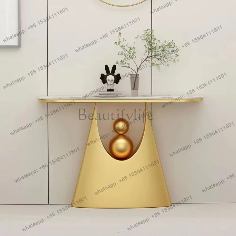 Mesa esquinera de belleza moderna y elegante, de calidad, sencilla, mesas de consola de calidad delicada, mesa esquinera de sala, muebles para el hogar