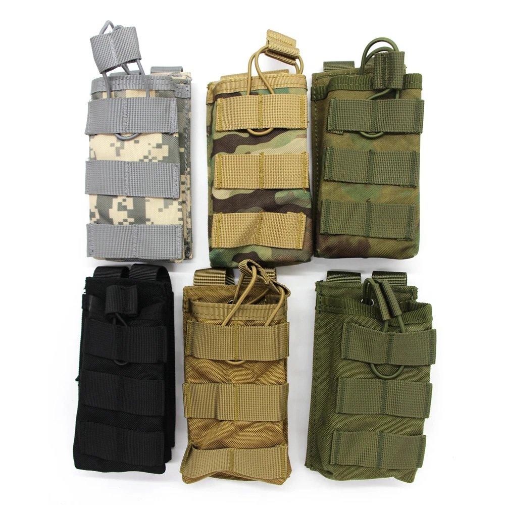 

Tactical Nylon Cartridge Holder M4 Single Magazine Pouch For Airsoft Paintball Vest Accessories Bag Molle Pouch for Hunting