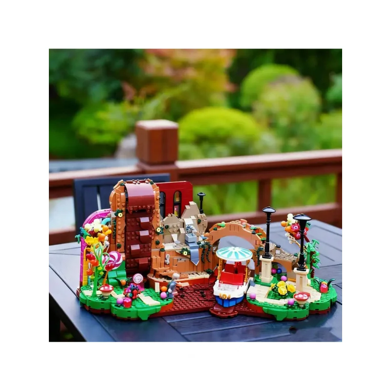 

2025 New 21360 the Chocolate Factory Building Blocks Classic Set Street View Bricks Assembly Toys Kids Christmas Gifts