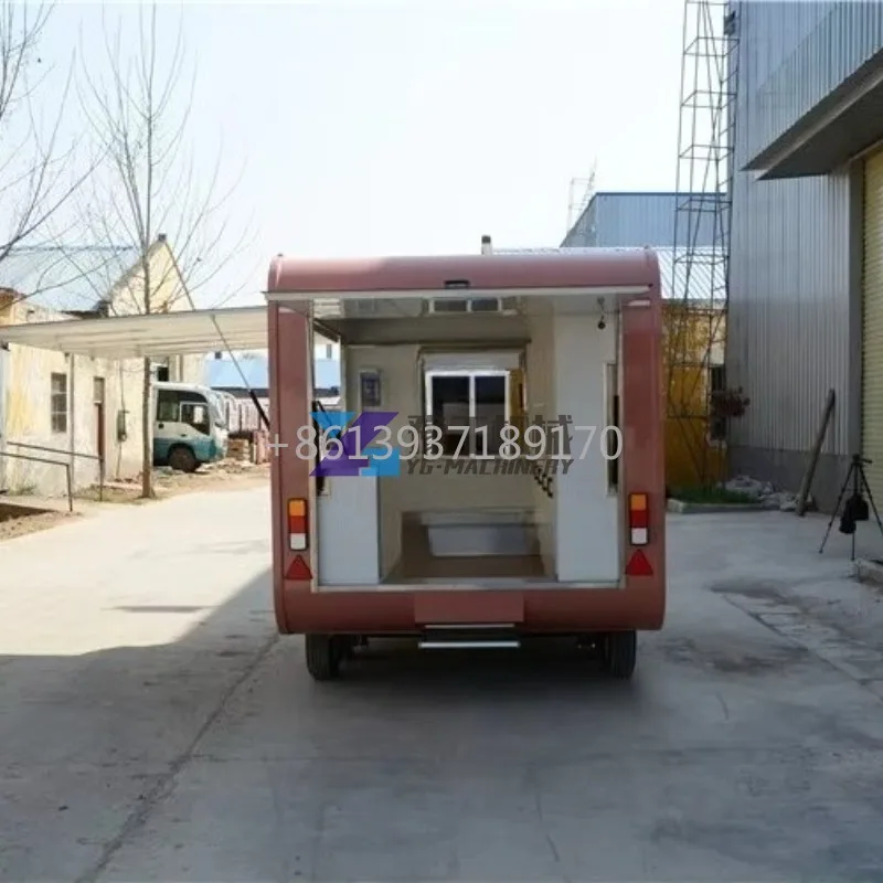 Yugong مخصص سحب بار شاحنة متعددة الوظائف بوتيك متجر عربة متنقلة شارع بيع ملابس الأعمال شاحنة #5