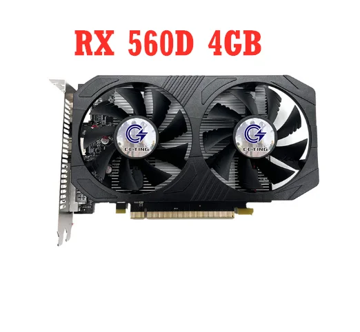 

RX 560 RX 560D 4GB Video Card GDDR5 Graphics Cards RX500 rx 560d VGA RX560 4G RX560D DP HDMI DVI 7000MHz 1024 896 Used