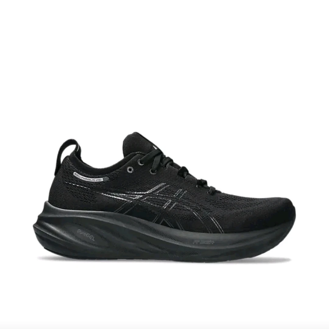 

Asics Gel-Nimbus 26 Men's Running Shoes, Versatile, Shockproof, Multi-functional Sneakers, Black