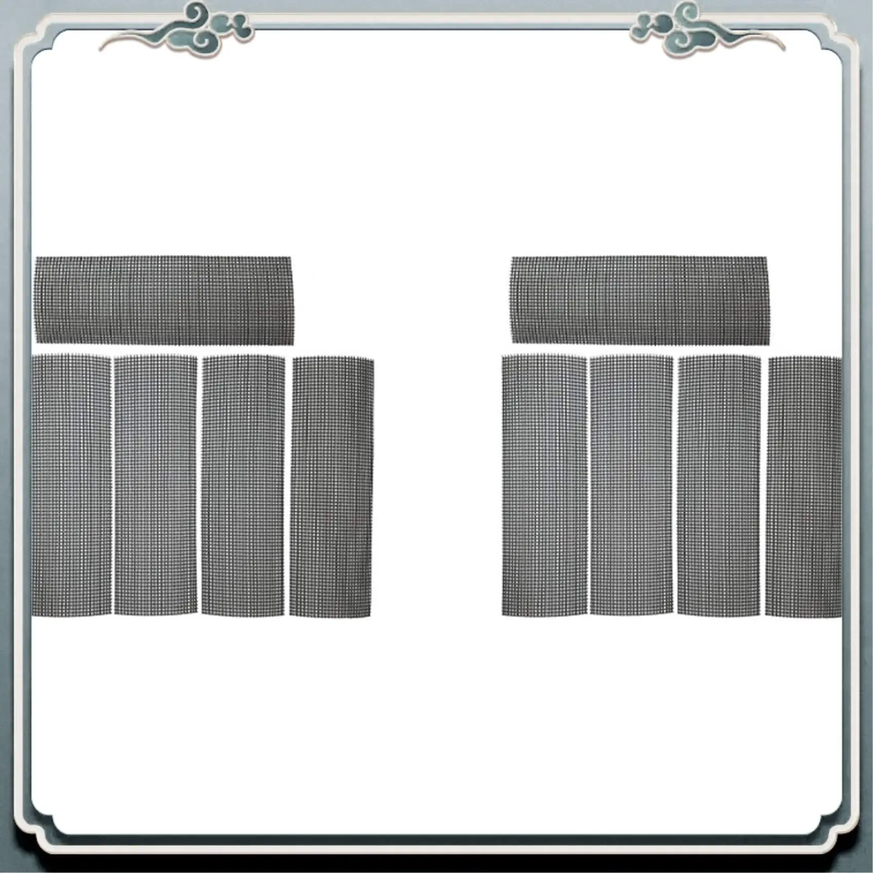 AC76-Flower Pot Hole Grid Mat Bottom Grid Mat 4 Inch X 12 Inch 10 Pieces Of Gasket-Bonsai Drainage Net