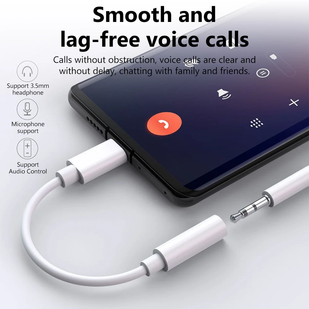 Olaf USB Type C 3.5 Jack Earphone Adapter USB C to 3.5mm Headphones AUX Audio Adapter Cable For iPhone 15  Samsung Huawei