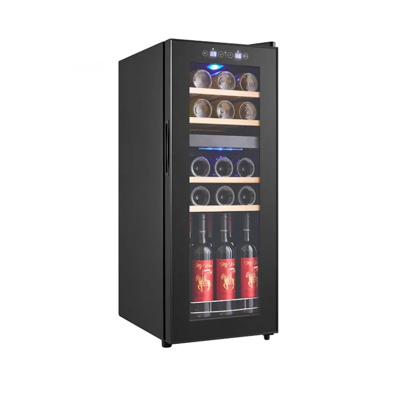 

Compressor Wine Fridge Refrigerator 66L Dual-Zone Wine Bottle Cooler Wine and Beverage Coolers