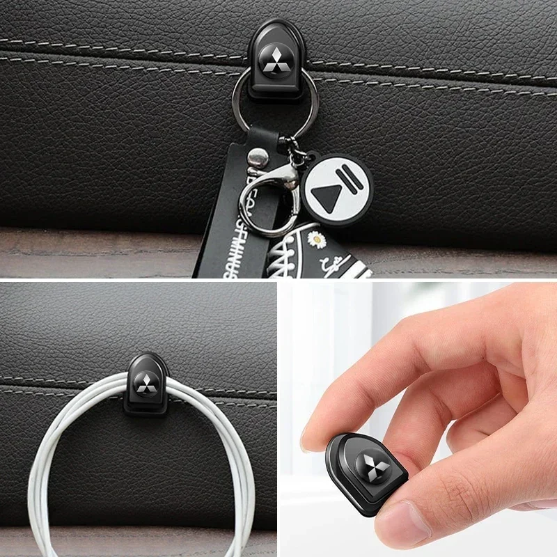 New Car Multifunction hook Mini Interior Convenience Hook For Mitsubishi lancer outlander lancer 9 eclipse pajero car goods