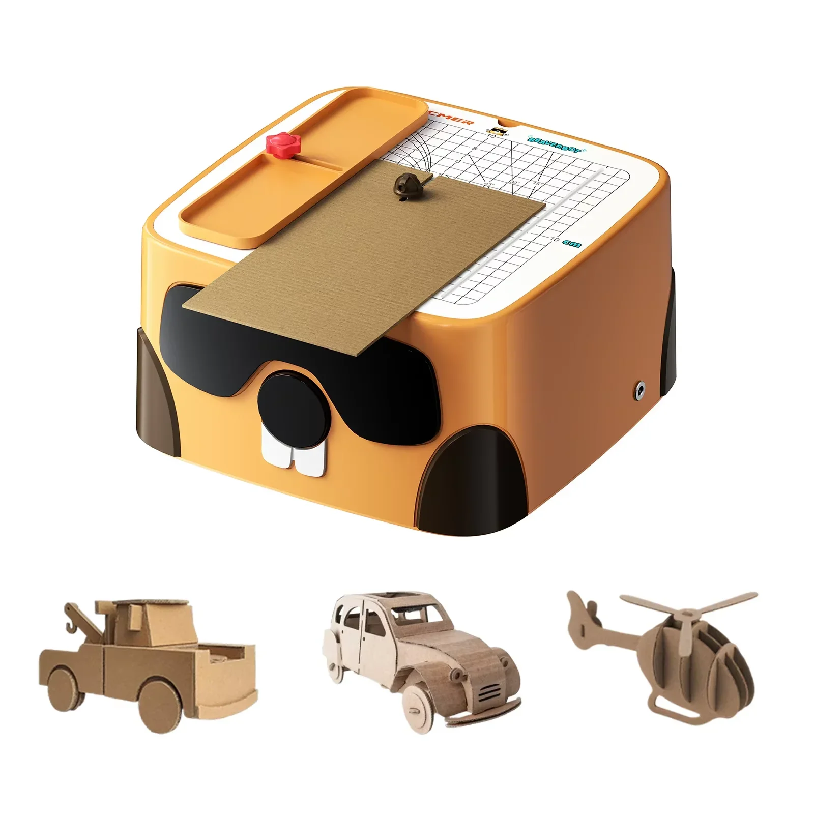 

BEAVERBOT Educational Stationery Cardbroad Cutting Machine Construction Tool Kit Box Cutter Safe Paper Cutter Children For Kids