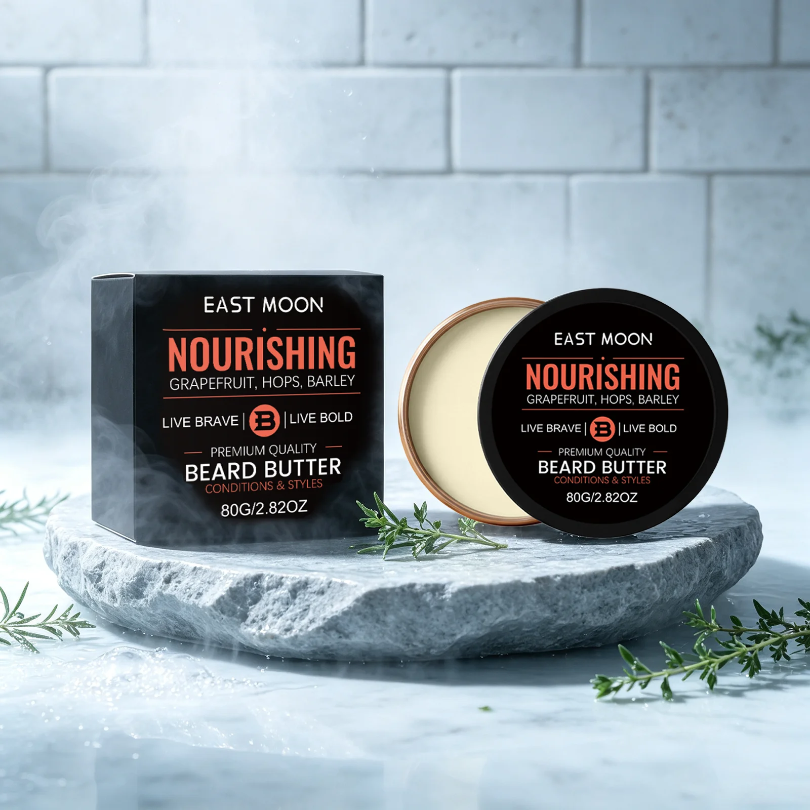 2PCS East Moon Beard Growth Cr - Men'S Grooming Cream ulasan dan harga