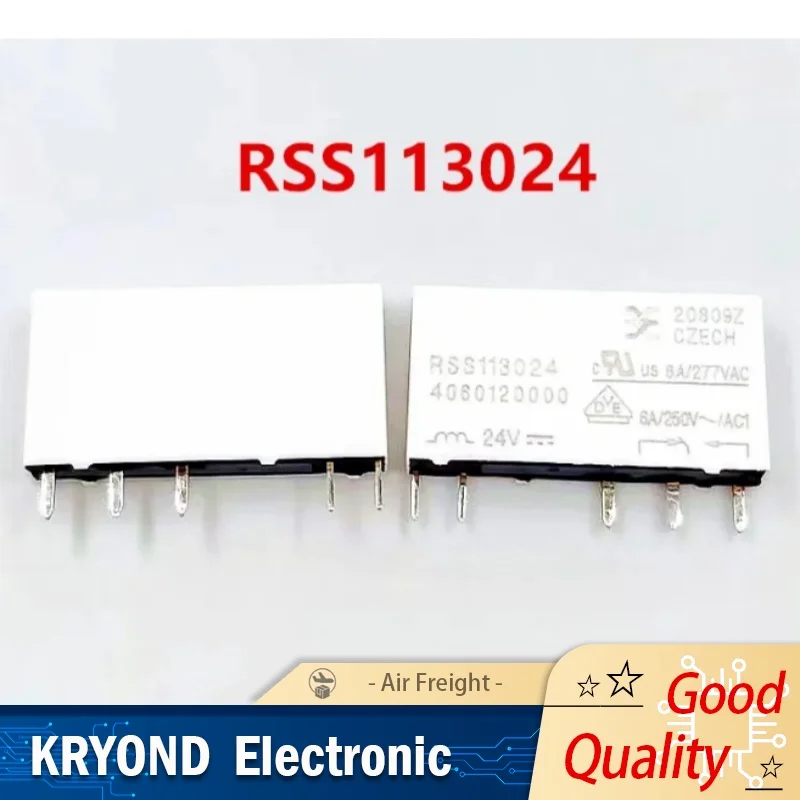 1 PCS 5 PCS Ultra-thin Relay RSS113024 RSS112024 24 V 5 Pin 6 A for Weidmuller