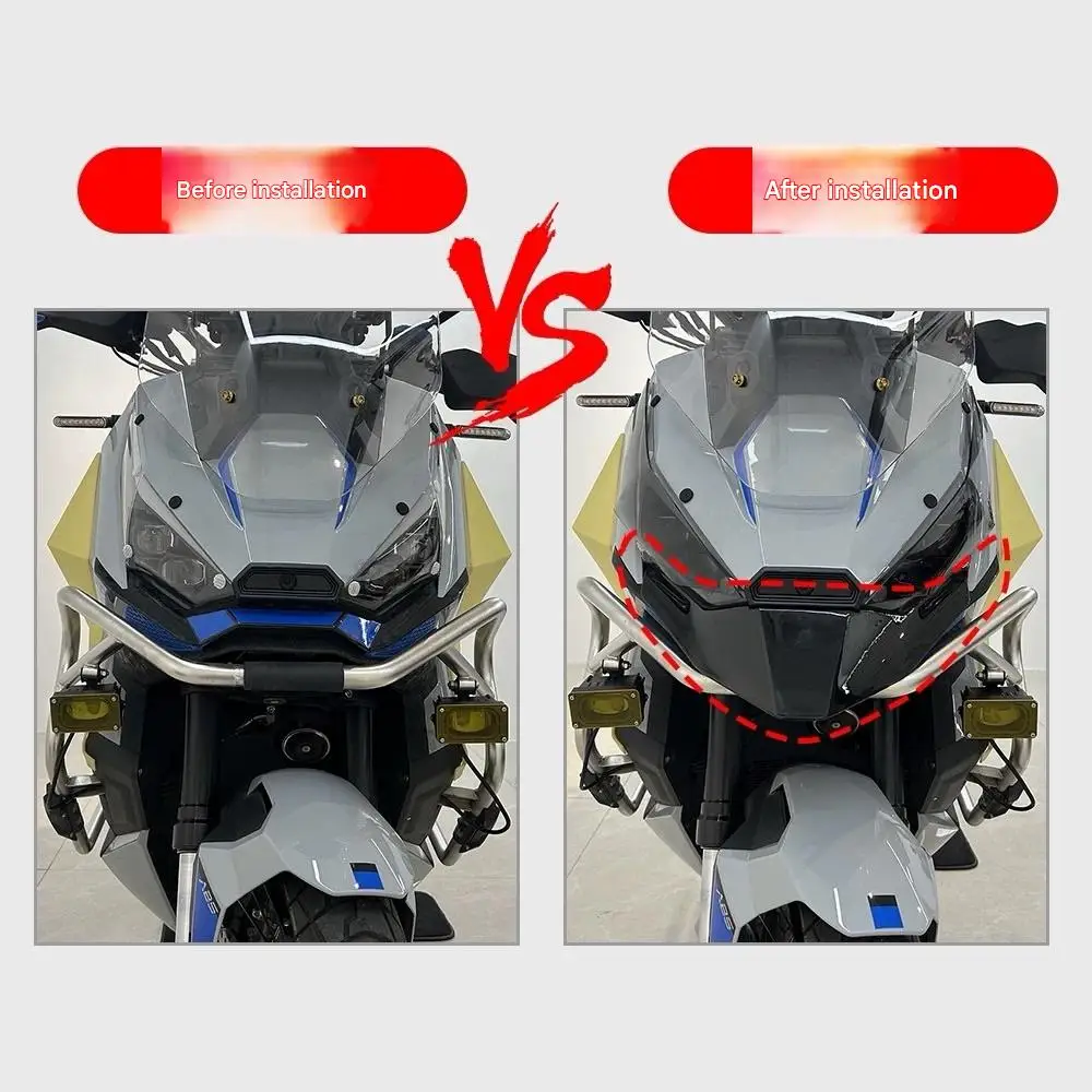 【Good Quality】For ZONTES 368G front lip bird beak competition deflector lower lip fixed wing shark fin for zontes 368g