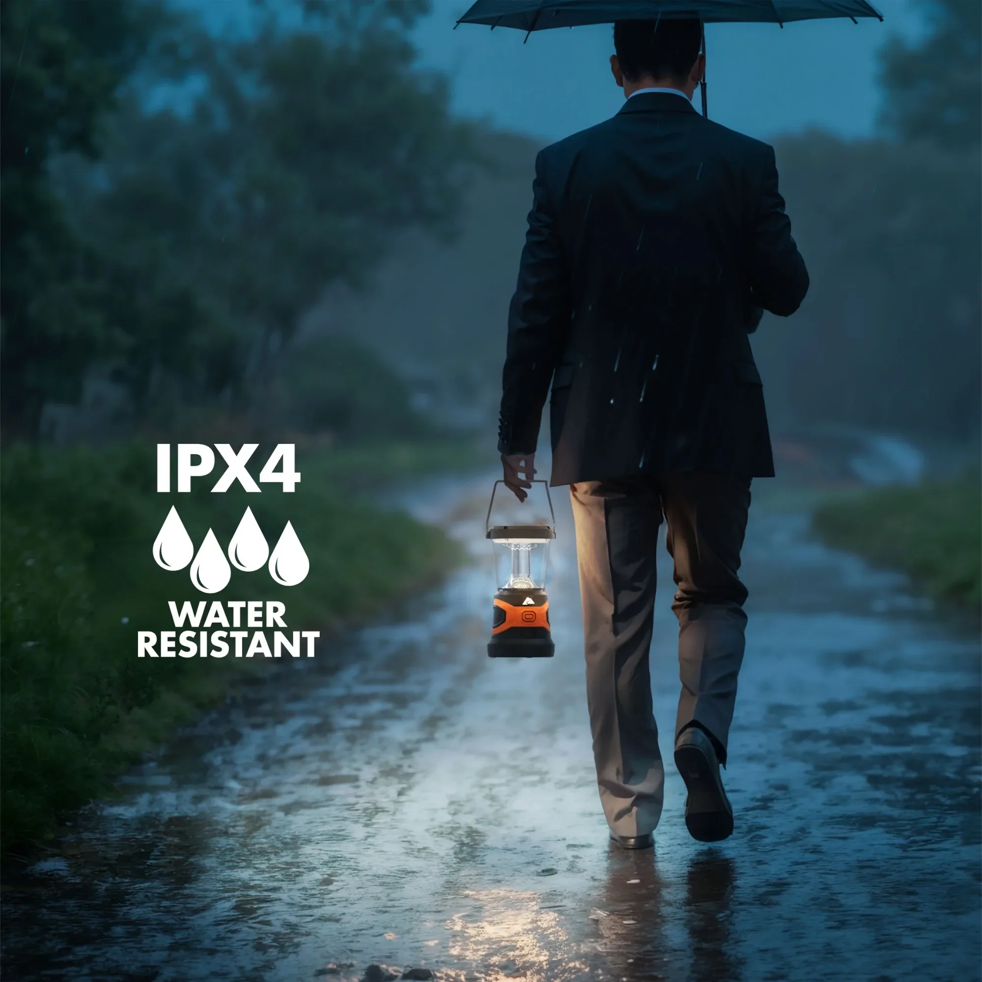 3000 Lumen Rechargeable LED Lantern – Bright, Portable & Long-Lasting Camping Light,USB-C Rechargeable