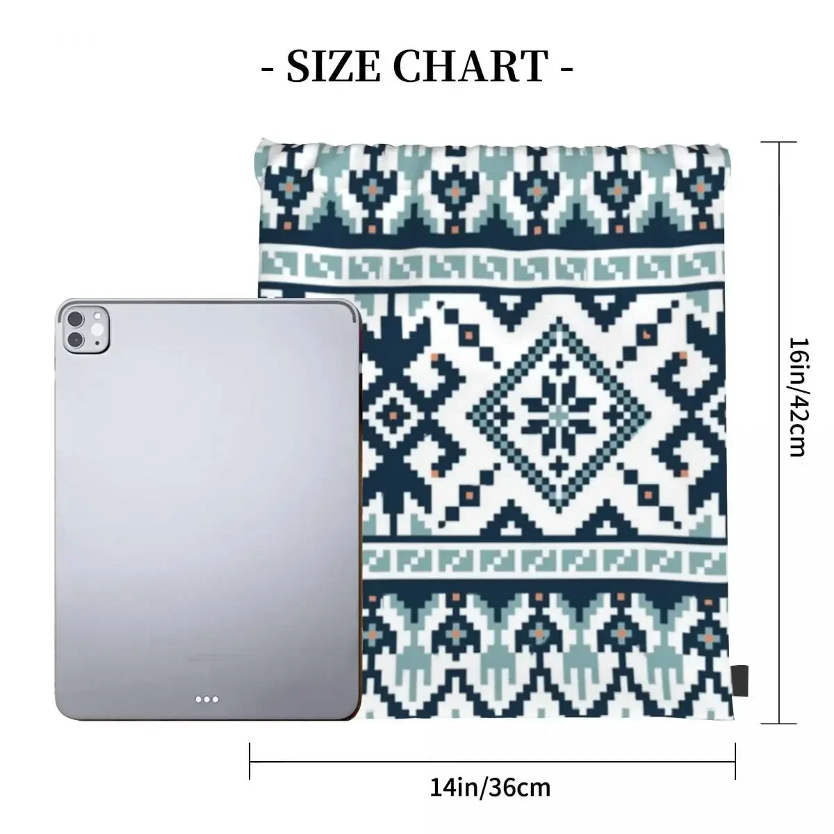 Traditional Ethnic Ornament Backpacks Drawstring Bags Drawstring Bundle Pocket Sports Bag Book Bags For Man Woman Students