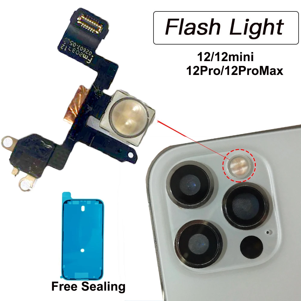 OEM Flash Light Flashlight Module Repair Replacement Parts For iPhone 12 Mini /12 Pro /12 Pro Max Phone Repair Spare Accessories