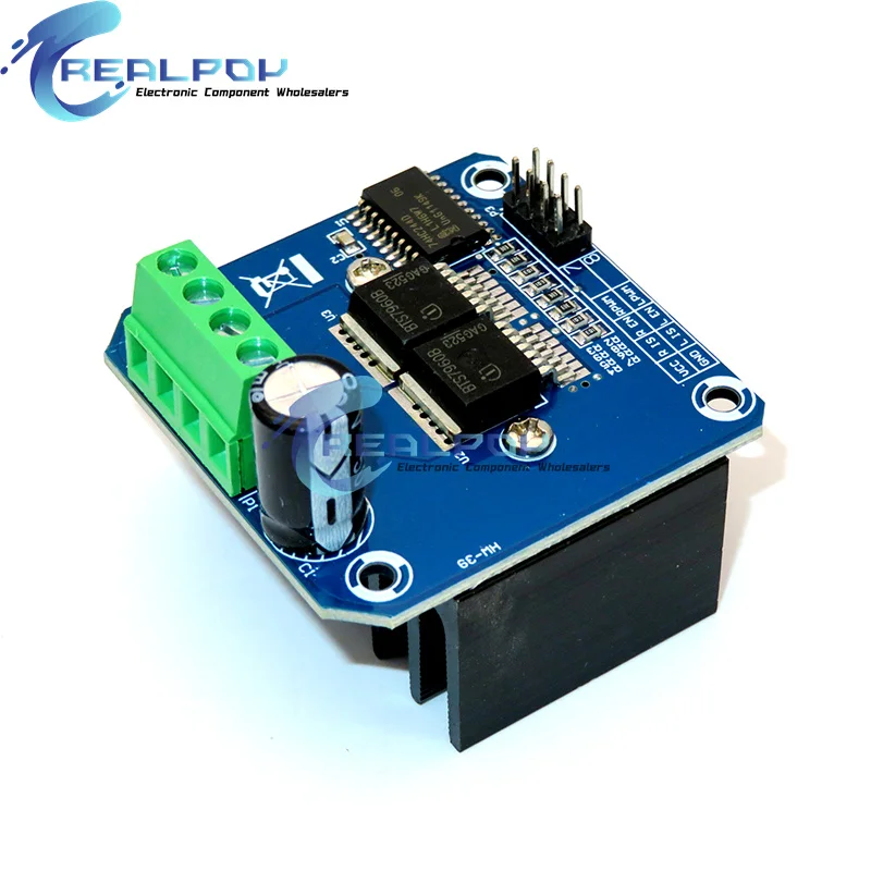 BTS7960 High Power Intelligent Vehicle Motor Drive Module 43A BTS7960 Current Limiting Control Semiconductor Refrigeration Drive