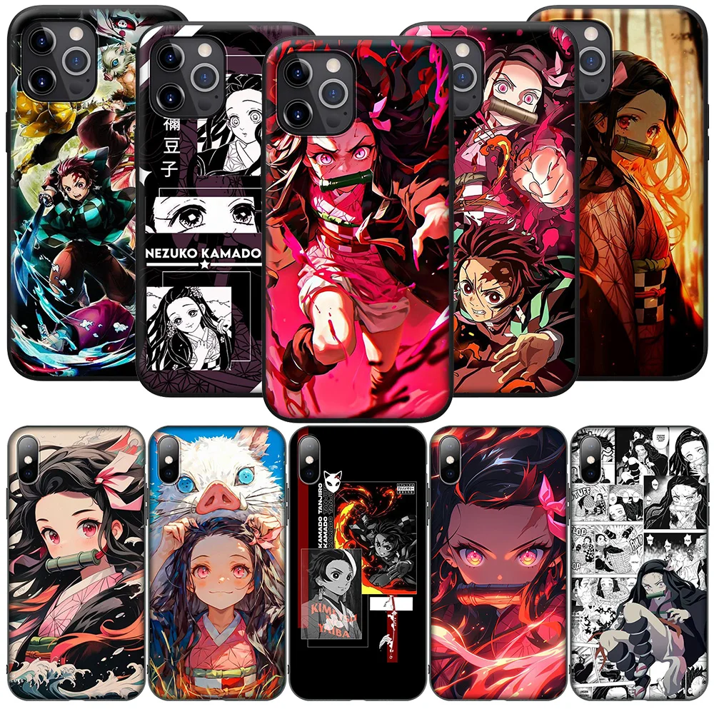 SA51 Demon Slayer Nezuko Soft Case for Samsung Galaxy A01 A02 A03 A03S A10 A10S A20S A30 A30S A50 A50S A70 M02 M21 M31 M51