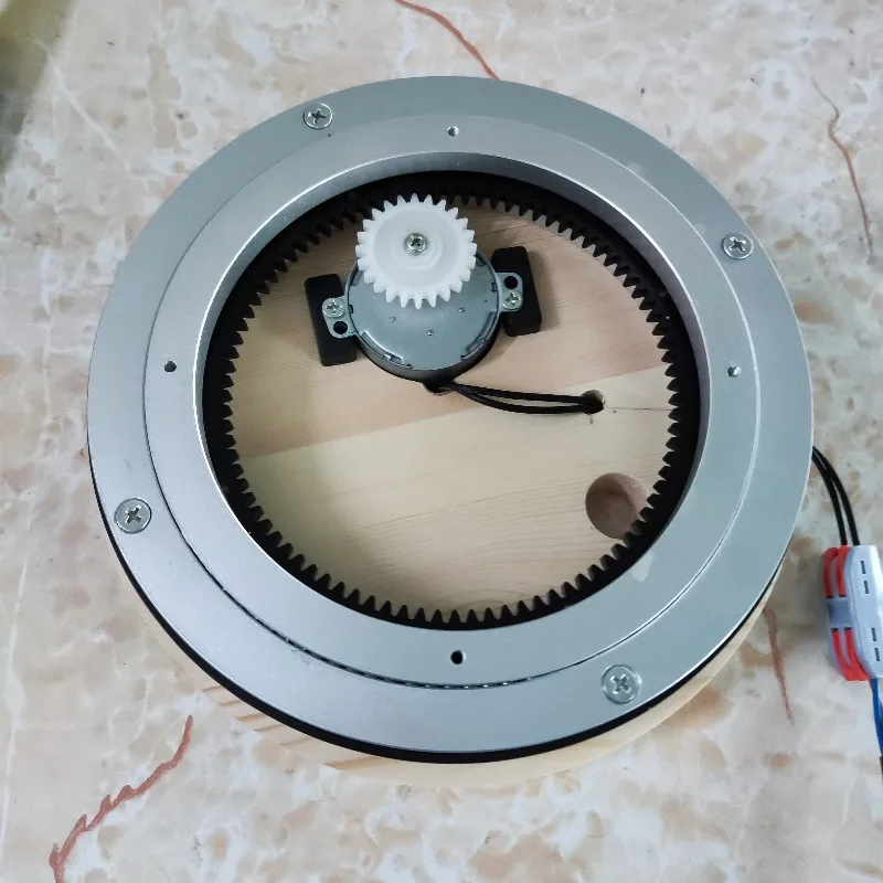 140mm Electric Rotating Turntable Bearings for Display, 50kg Load, Aluminum Alloy for Dining Table, Exhibits