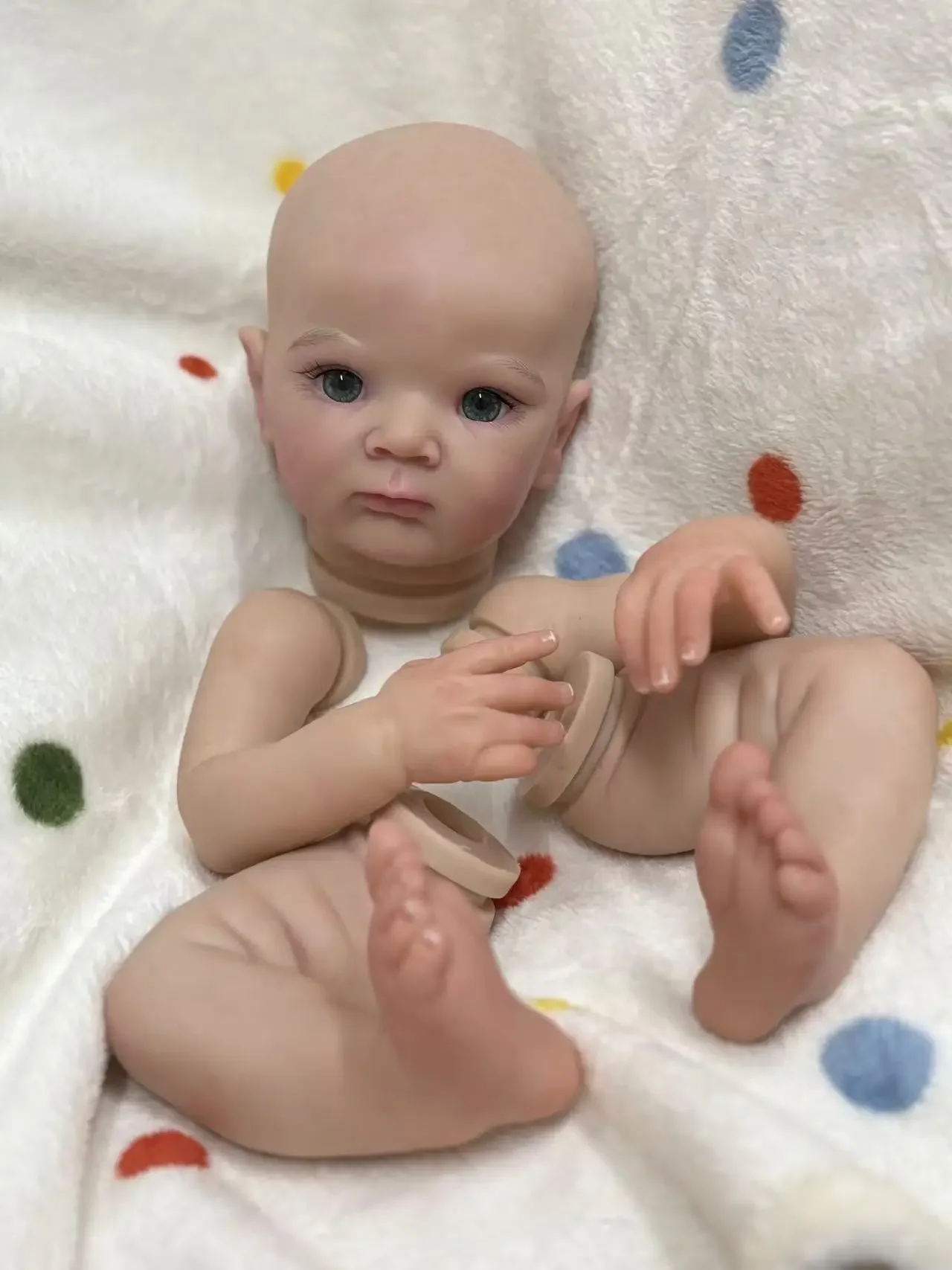 

SINO-BB Customized Limited Supply 19''Reborn Baby Zaza With Cloth Body DIY Part Christmas Gift