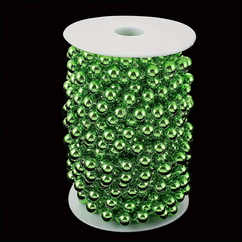 11/33yards 5mm/10mm Round Fishing Line Artificial Pearls Flower Beads Chain Garland Flowers Wedding Party Decoration Diy