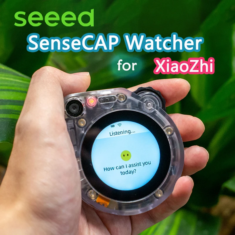 

SenseCAP Watcher for XiaoZhi,Voice Control,Emotional communication,Multilingual Support.Featuring VisualRecognition MCP ESP32-S3
