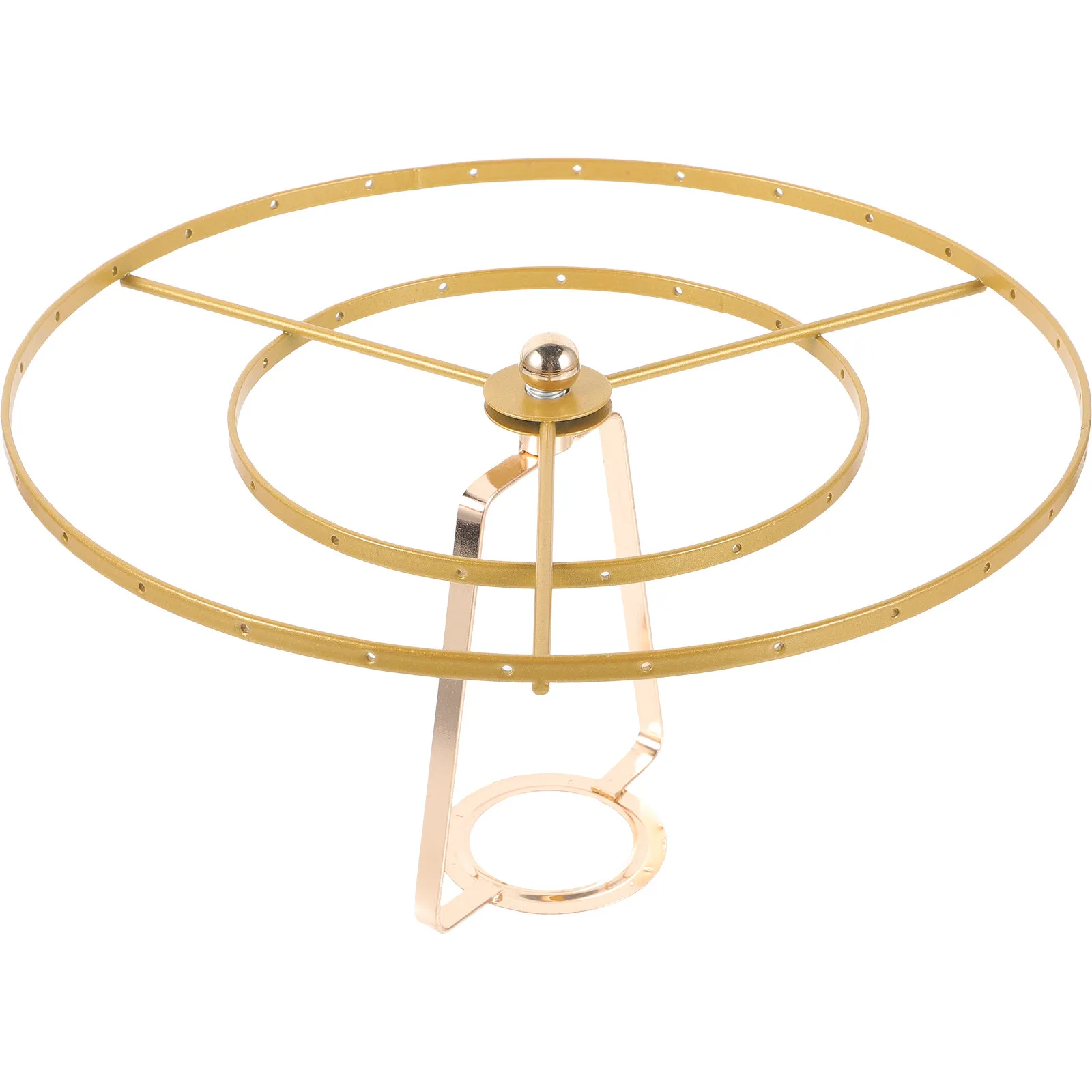 

Набор из 1 шт.: Винтажная металлическая проволочная рамка для абажура, декоративный держатель для лампы, заготовка для самостоятельного изготовления абажура для настольных, подвесных и потолочных светильников