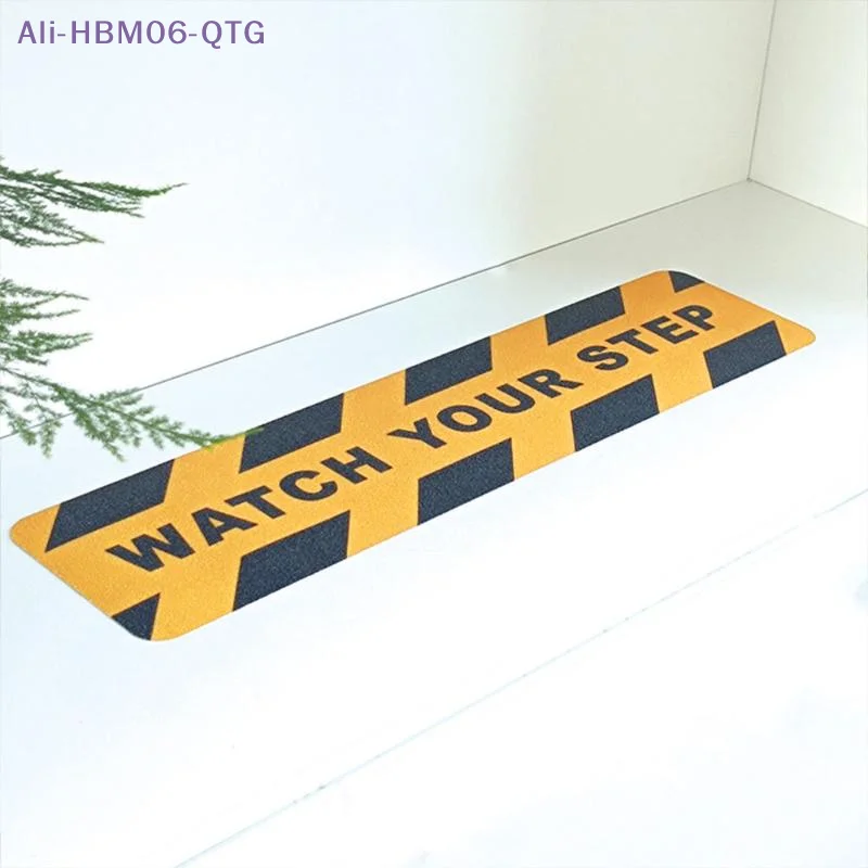 Step Caution Sign Stickers  Waterproof Bright Safety Stair Labels for Home Hotel Office Entrance