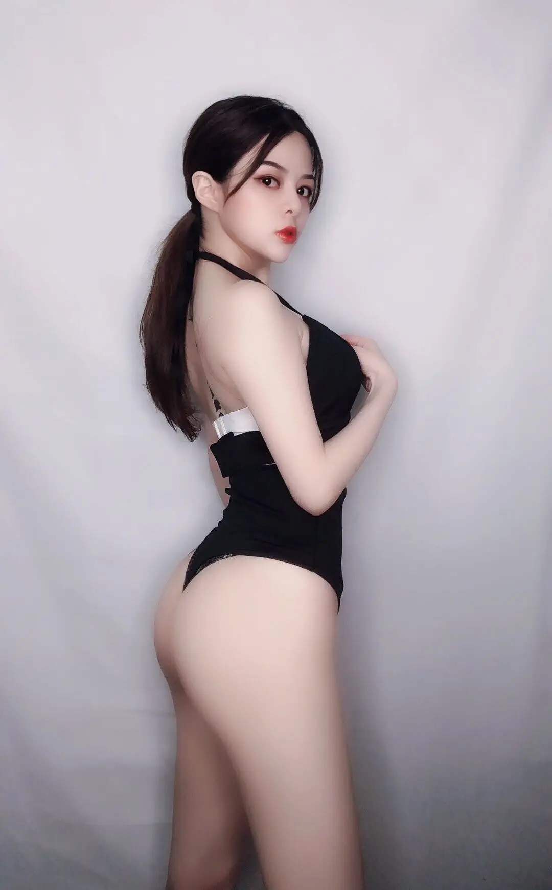 loween New Sle Bla White mid High Waist Gogo orts Set 2pcs Dance Performance Outfit Club Gogo Combination Women's Co...