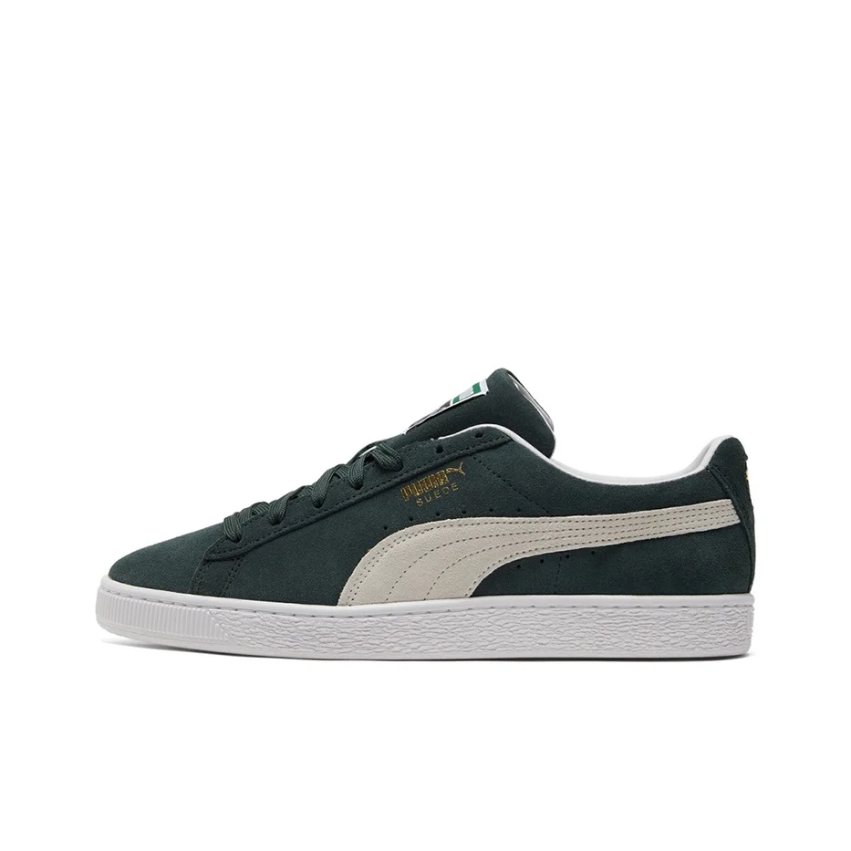 PUMA Suede Classic XXI Skateboard Shoes Men's Low Top Green 374915-16