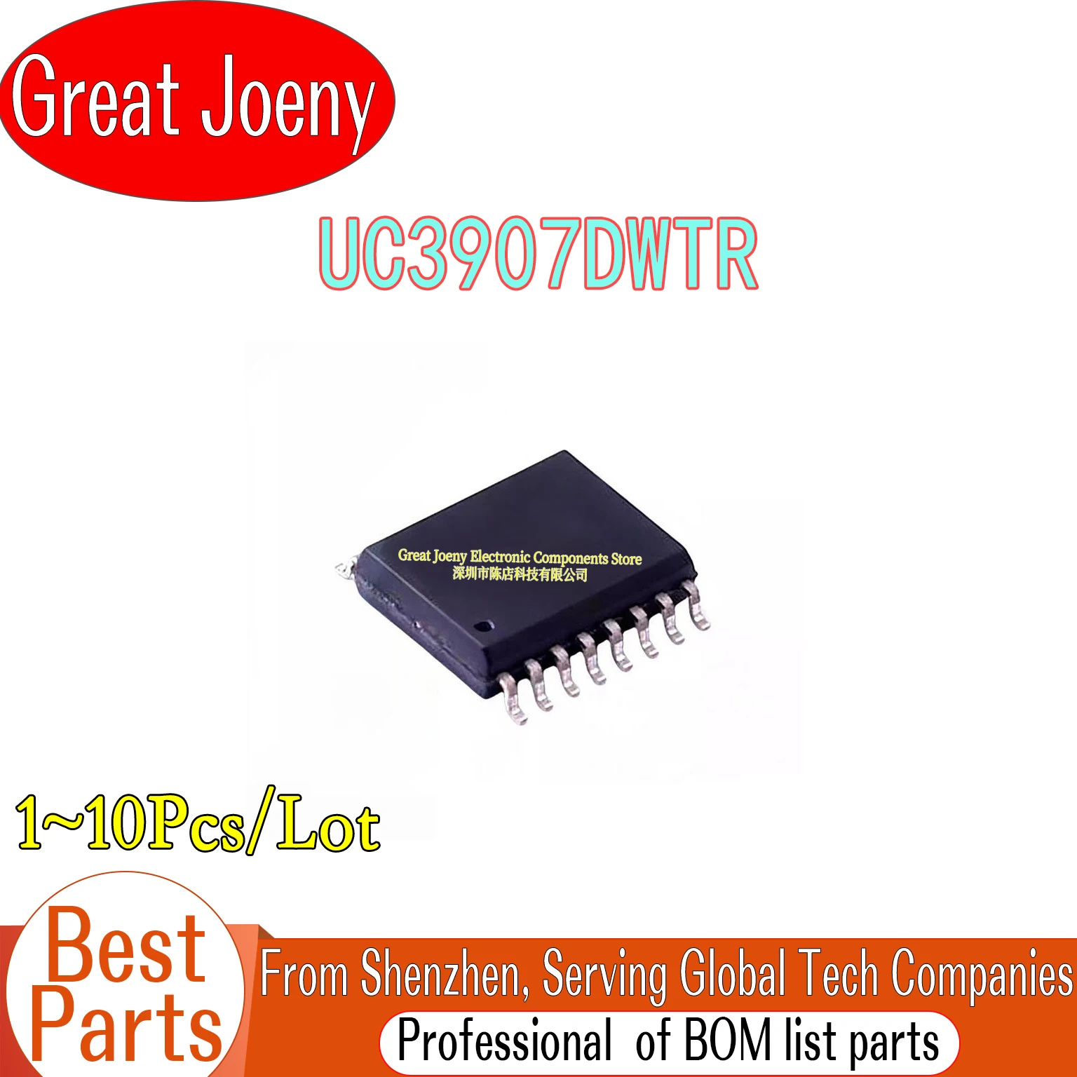 

(1-10 Piece)100% New Original UC3907DW UC3907DWTR IC Chipset SOP-16