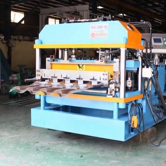Goede Kwaliteit Metalen Ruby Tegel Dakbedekking Roll Forming Machine