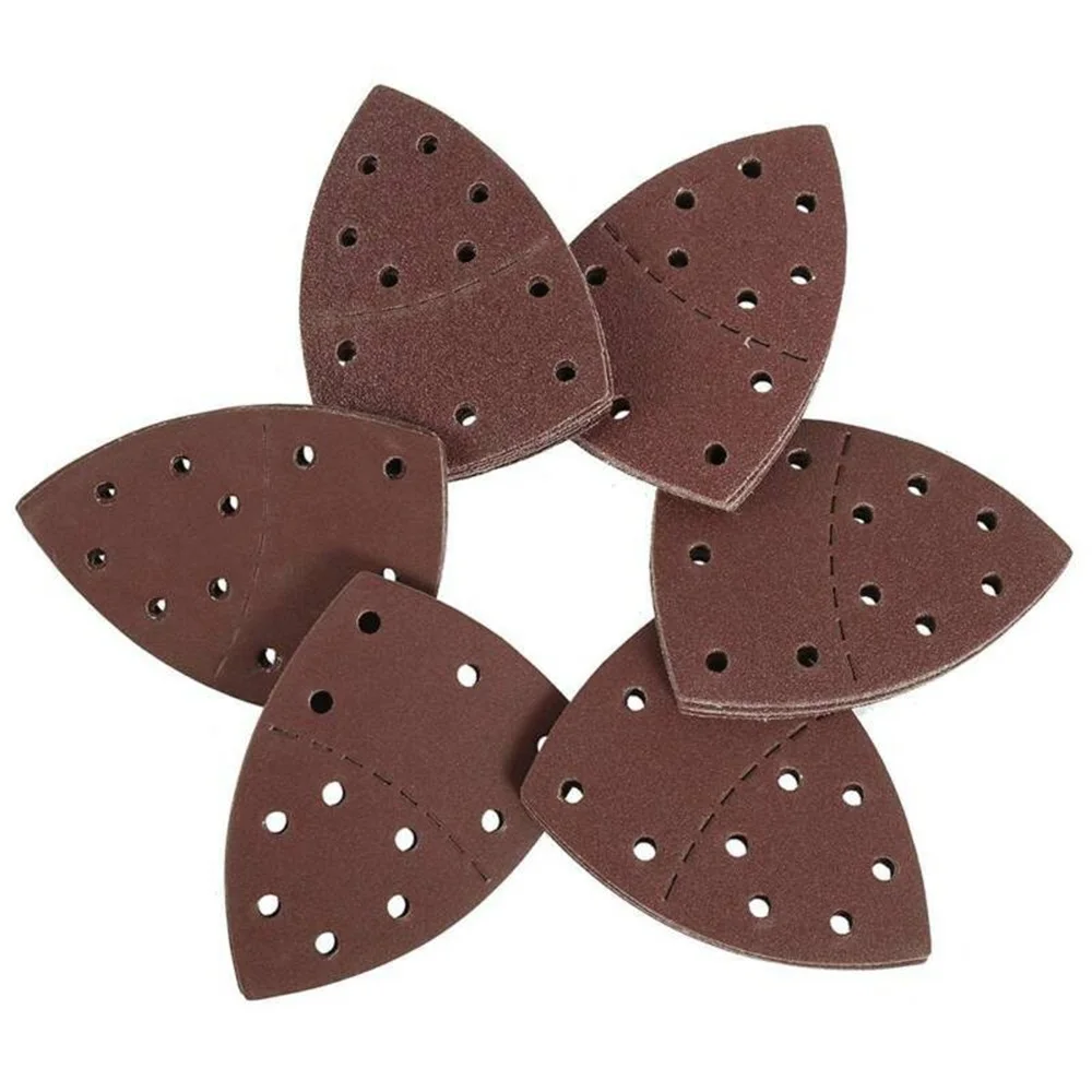 

10 pcs New 60 80 120 Grits 105 x 152mm Abrasive Paper Detail Palm Sander Mouse Sanding Sheets Sandpaper Pads For Bosch PSM 100A