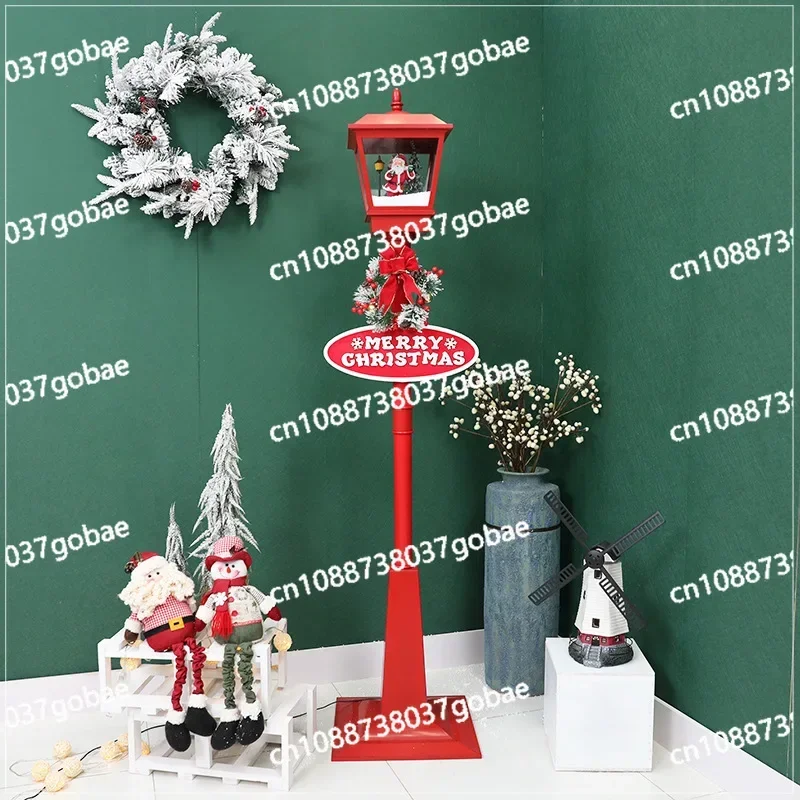 Christmas Snow, Vertical Street Lights, Outdoor Decorations, Shopping Centers, Shop Scenes, Props