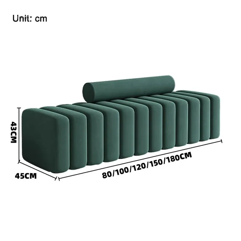 Sgabello per il cambio delle scarpe creativo francese Sgabelli per divani per la casa Pouf da ingresso per mobili da soggiorno di fascia alta di lusso leggero
