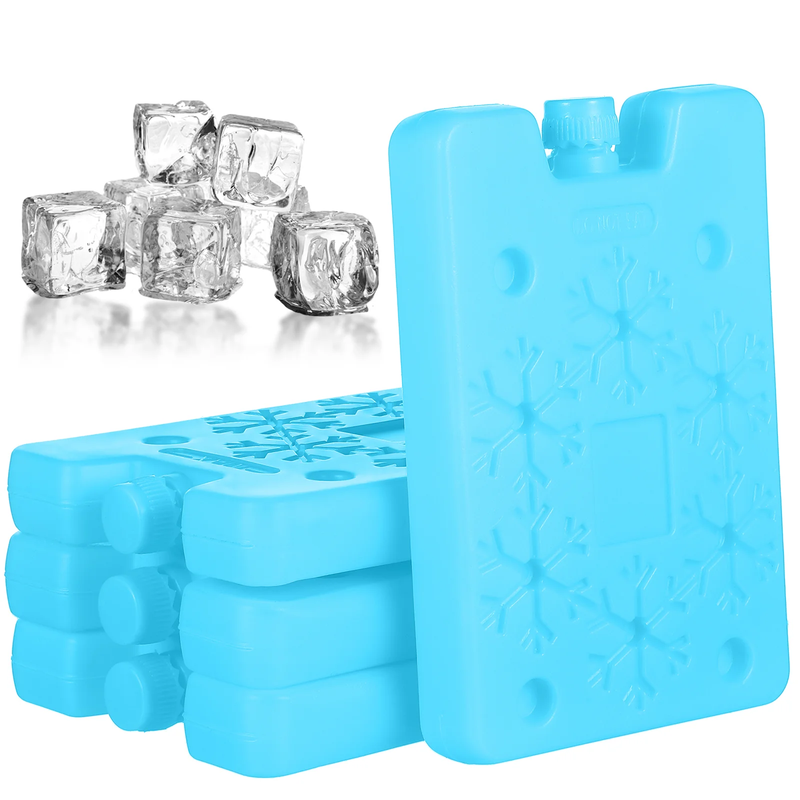 

4 Pcs Ice Crystal Boxes Thick Pe Material Portable Ice Packs For Freezer Lunch Box Ice Packs Special Blocks Camping for Coolers