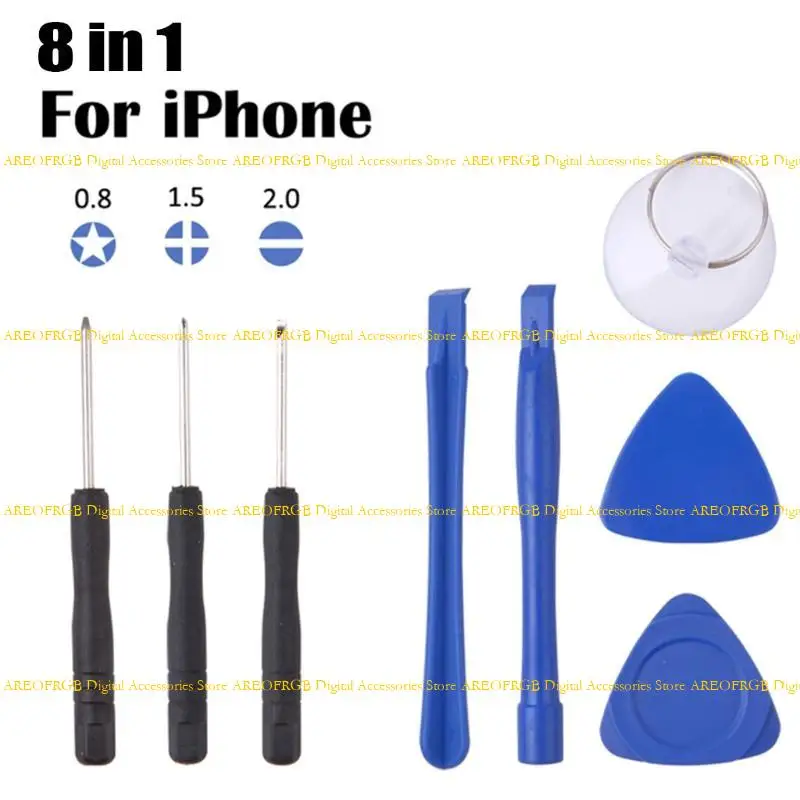 E21E متعددة الوظائف 8 PCS أداة تفكيك الهاتف المحمول Set Set Set Set Open Pry Tool Att