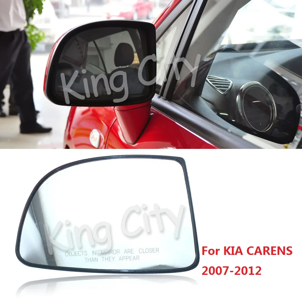 

CAPQX For KIA CARENS 2007 2008 2009 2010 2012 white With Heating Rearview mirror glass Rear View Mirror Glass Side Mirror Lens