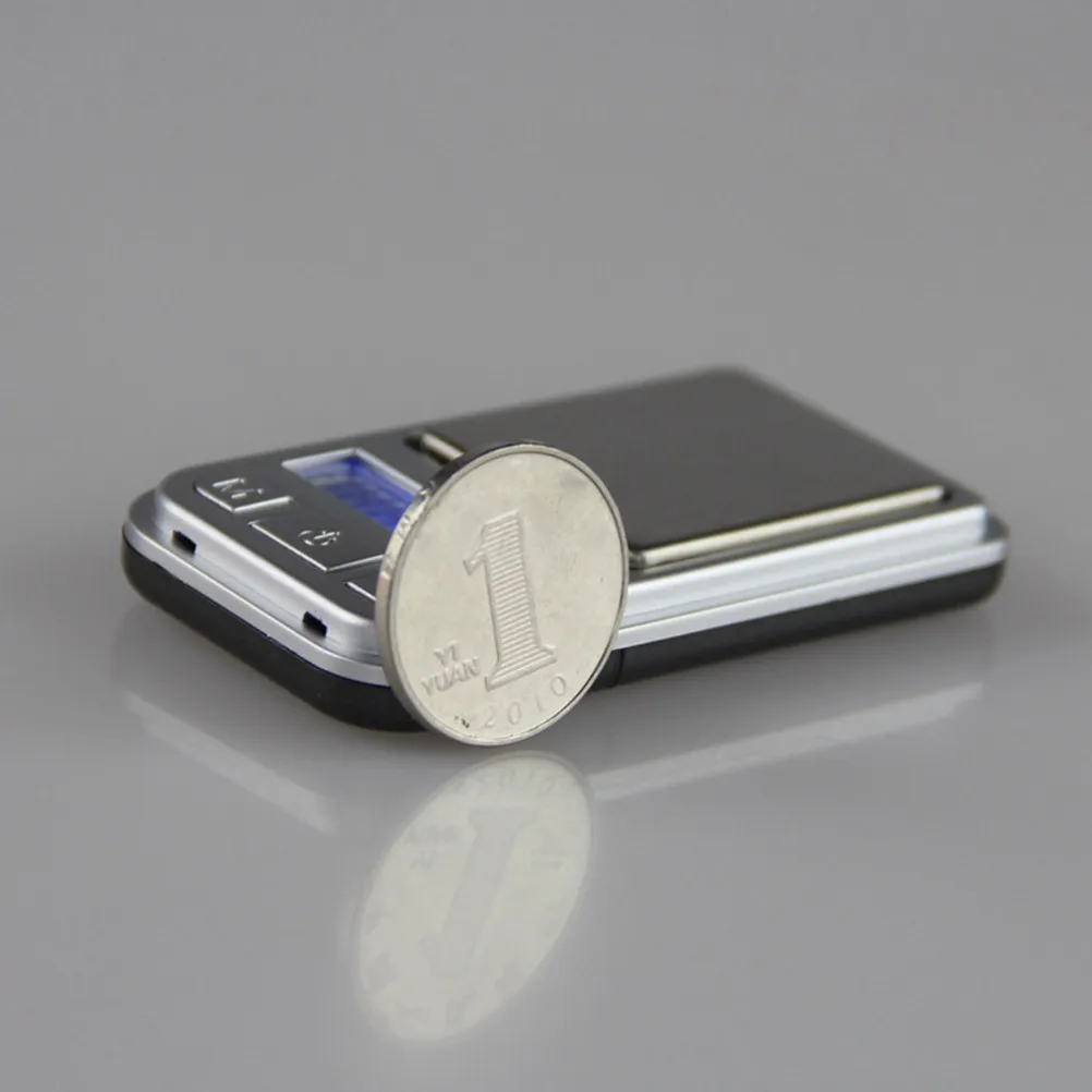 

Миниатюрные цифровые ювелирные весы 100 г/0,01 г с синей подсветкой LCD, карманные граммовые весы из нержавеющей стали для драгоценных металлов и монет