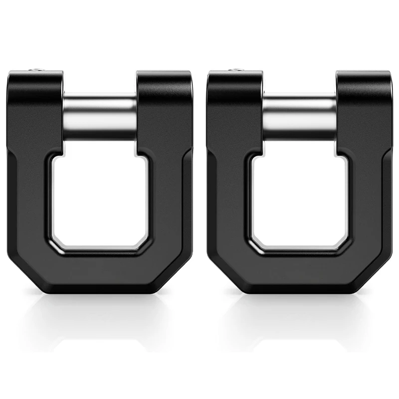 3/4 Inch D Ring Shackle 68000 Lbs Break Strength with 78 Inch Pin Universal Use with Tow Strap Winch