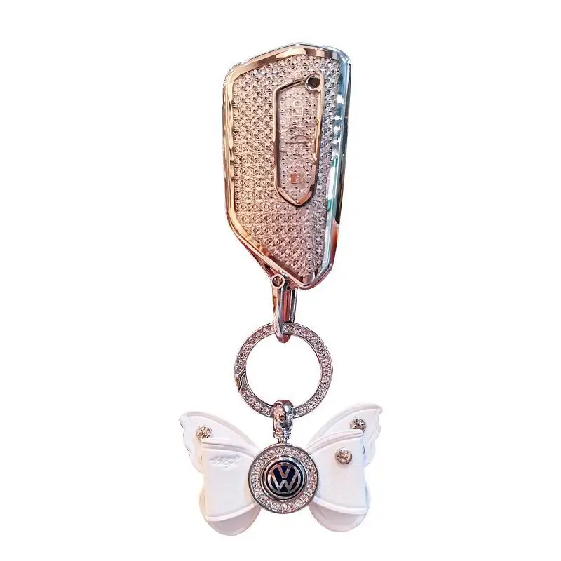 Car key case cover shell for Volkswagen Lamando L Teramont X Tavendor ID.3 Golf 8 ID.6/7 talagon ID.4 X ID.6 clasp
